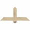 Ekena Millwork Eugene Rough Sawn Timber Gable Bracket, Douglas Fir, 36"W x 16"H x 2"D x 4"F, 11/12 Pitch GBW036X16X0204EUG00RDF - alternate 1